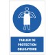 Panneau M026 ISO 7010 – Tablier obligatoire