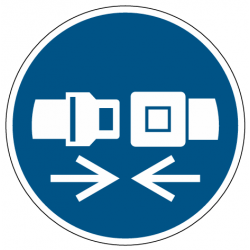 Panneau attacher la ceinture de sécurité M020