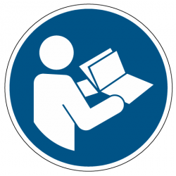 Panneau M002 consulter notice instructions sécurité machine ISO 7010