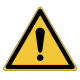 Panneau W001 danger général avertissement sécurité professionnelle ISO 7010