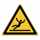 Panneau W011 danger sol glissant chute de plain-pied ISO 7010