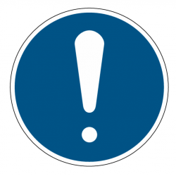 Panneau M001 obligation générale sécurité équipement protection