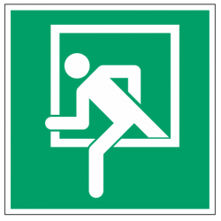 Panneau fenêtre de secours échelle – E016