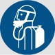 Panneau ISO 7010 M047 Utiliser l'appareil respiratoire autonome