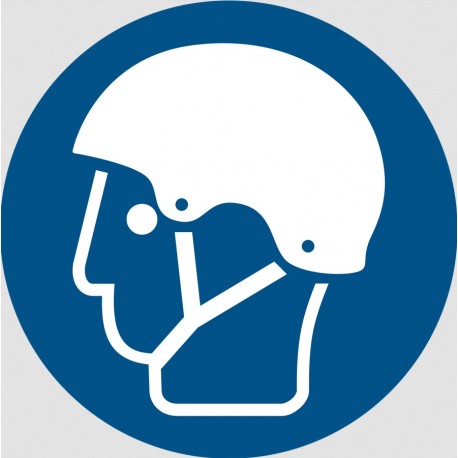 Panneau ISO 7010 M066 Porter un casque de sport