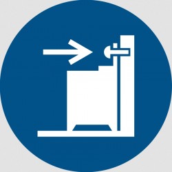 Panneau ISO 7010 M071 Utiliser des dispositifs anti-basculement