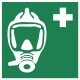 Panneau ISO 7010 E029 Appareil respiratoire pour l'évacuation d'urgence
