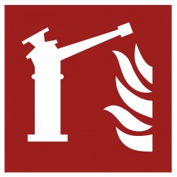 Panneau ISO 7010 F015 Moniteur d'incendie