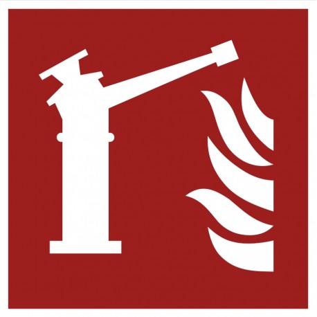 Panneau ISO 7010 F015 Moniteur d'incendie