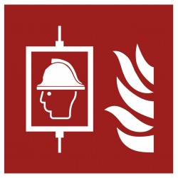 Panneau ISO 7010 F017 Ascenseur pompiers