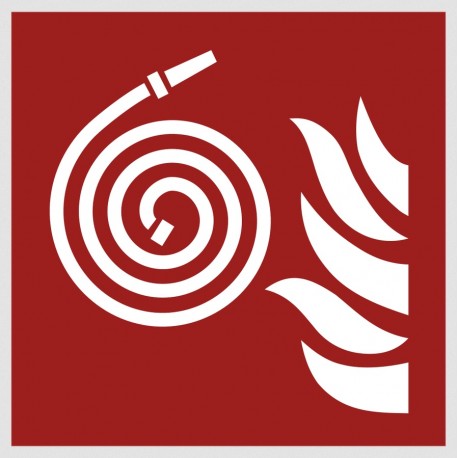 Panneau ISO 7010 F019 Tuyau d'incendie non raccordé