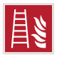 Panneau F003 échelle d’incendie issue secours sécurité incendie ISO 7010