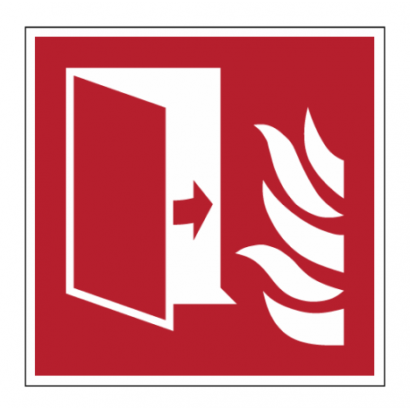 Panneau ISO 7010 F007 Porte coupe-feu