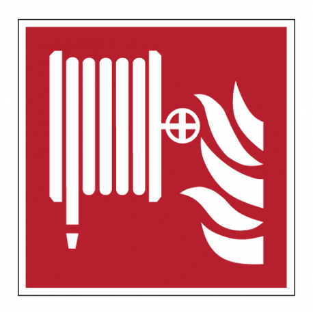 Panneau ISO 7010 F002 Robinet incendie armé