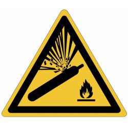 Autocollant bouteille de gaz