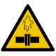 Sticker Danger vapeurs chaudes