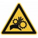 Autocollant attention a vos mains