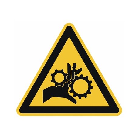 Autocollant attention a vos mains