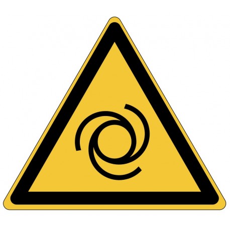 Panneau ISO 7010 W018 Danger Démarrage automatique