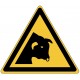Panneau ISO 7010 W034 Danger Taureau