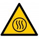 Panneau ISO 7010 W079 Danger contenu chaud