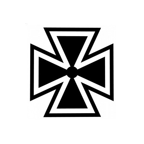 Sticker mural Croix de malte