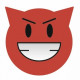 Sticker Smiley diable