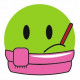 Sticker - Smile malade REFG105