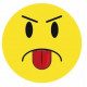 Sticker - Smile tire la langue REFG112