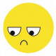 Sticker - Smiley pensif REFG130