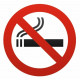 Sticker - Interdit de fumer - cigarette 