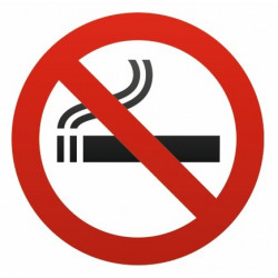 Autocollant interdiction de fumer