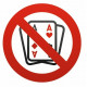 Sticker - Interdit jouer 
