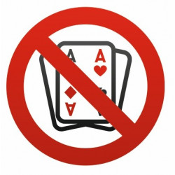 Sticker - Interdit jouer 