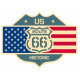 Sticker - USA route 66 REFG973