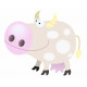 Autocollant Vache chambre enfant
