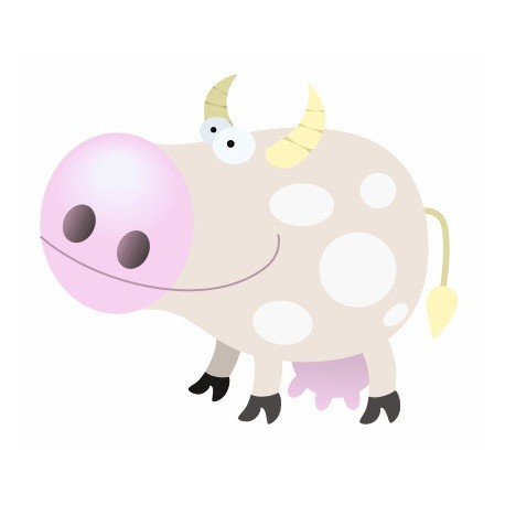 Autocollant Vache chambre enfant