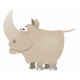 Sticker Rhinocéros