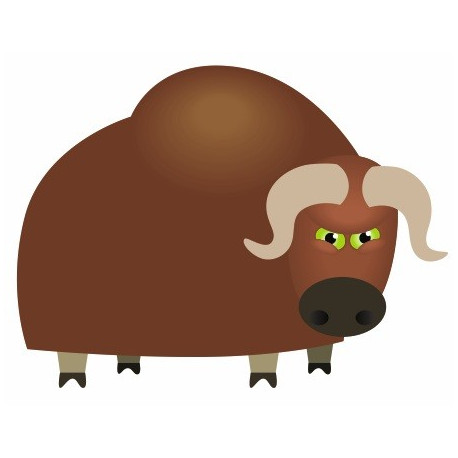 Sticker Bison