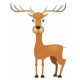 Autocollant mural Biche