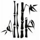 Sticker mural Bambou