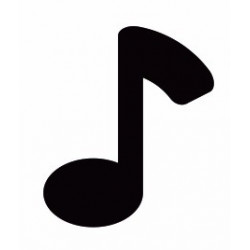 Sticker - Note de musique REFH120