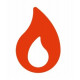 Sticker - Flamme REFH122