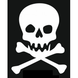 Autocollant muraux Tête de mort