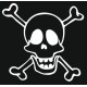 Sticker mural Tête de mort