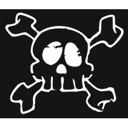 Sticker Tête de mort