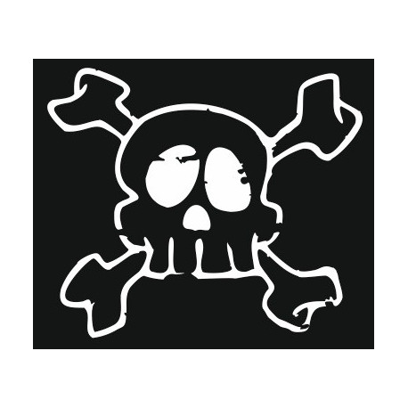 Sticker Tête de mort