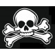 Autocollant Tête de mort