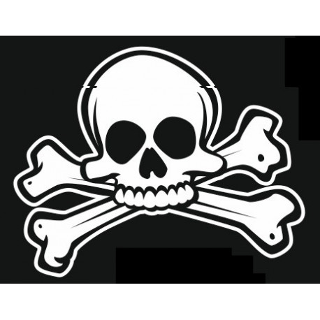 Autocollant Tête de mort