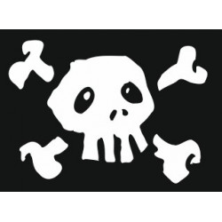 Sticker Tête de mort
